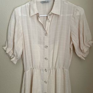 ASOS Button Front Midi Dress